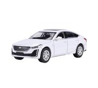 Collectible Race Car Model 1:64 For Cadillac CT5 CT6 Sedan Collection Display Model Alloy Car Static Decoration Car To Friends Bedroom Decoration(White)