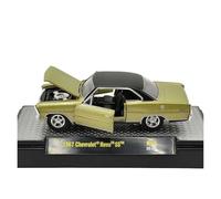 Collectible Race Car Model 1/64 For Chevrolet Nova SS 1967 Openable Alloy Scale Car Model Miniature Vehicle Interior Display Bedroom Decoration