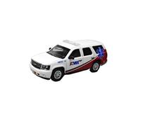 Collectible Race Car Model 1:64 For Chevrolet Tar Heel Tahoe - AMR Rescue Police Car White Alloy Die-Cast Vehicle Scale Model Bedroom Decoration
