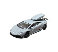 Collectible Race Car Model 1:64 For Explosion-proof Mavericks Huracan With Suitcase Alloy Car Model Travel Version Metal Decoration Bedroom Decoration
