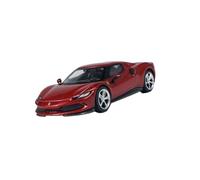 Collectible Race Car Model 1:64 For Ferrari 296 GTB Rosso Imola Red Alloy Mini Car Model Metal Model Classic Ornament Decor Bedroom Decoration