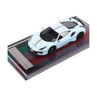 Collectible Race Car Model 1:64 For Ferrari 488 Pista Sports Car Simulation Resin Car Model Multi-color To Friends Decoration Bedroom Decoration(Blue)