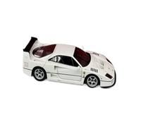 Collectible Race Car Model 1:64 For Ferrari F40 GTE Multicolor Decorative Resin Car Model A Toy Ornament Favored By Collectors Bedroom Decoration(White)