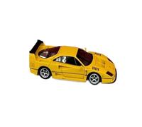 Collectible Race Car Model 1:64 For Ferrari F40 GTE Multicolor Decorative Resin Car Model A Toy Ornament Favored By Collectors Bedroom Decoration(Yellow)