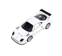 Collectible Race Car Model 1:64 For Ferrari F40 GTE Sports Car Simulation Resin Car Model Multi-color Sports Car Toy Collection Bedroom Decoration(White)
