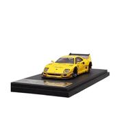 Collectible Race Car Model 1:64 For Ferrari F40 LB Prancing Horse Yellow Alloy Car Model Men's Car Fan Gift Ornaments Bedroom Decoration