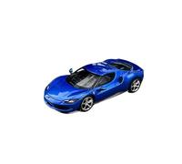 Collectible Race Car Model 1:64 For Ferrari Jaguar 296 GTB Blue Alloy Vehicle Small Scale Car Model Sealed Designs Game Toy Bedroom Decoration