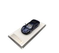 Collectible Race Car Model 1:64 For Ferrari Prancing Horse 488 GTB 70th Anniversary Edition Resin Car Model For Collectors Bedroom Decoration(Blue)