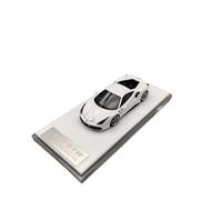 Collectible Race Car Model 1:64 For Ferrari Prancing Horse 488 GTB 70th Anniversary Edition Resin Car Model For Collectors Bedroom Decoration(White)
