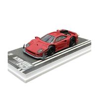 Collectible Race Car Model 1:64 For Ferrari's Upgraded F40 Ai.yasid Custom Alloy Die-cast Display Car Model Home Decoration Bedroom Decoration(Red)