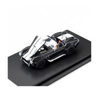 Collectible Race Car Model 1:64 For Ford Shelby 427 Cobra Alloy Car Model Multi-color Collector's Edition Metal Vehicle Mini Toy Bedroom Decoration(Black)