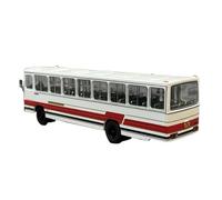 Collectible Race Car Model 1/64 For Huanghai DD6111CS Alloy Bus Model Public Transport Bus Model Red Bus Retro Ornaments Bedroom Decoration