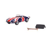 Collectible Race Car Model 1:64 For Jaguar E-Type Open Cover Convertible/hardtop Classic Car Simulation Decoration Alloy Car Model Bedroom Decoration(Blue B)