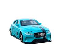 Collectible Race Car Model 1/64 For JaguarXE SV Project8 Alloy Miniature Car Model With Shock Absorber Toy Suitable For Birthday Bedroom Decoration(Green)
