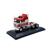 Collectible Race Car Model 1/64 For Kenworth K100 Aerodyne 1976 Truck Front Alloy Model Truck Miniature Toy Car Ornament Bedroom Decoration(Red)