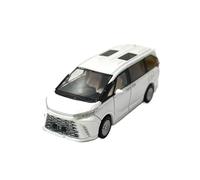 Collectible Race Car Model 1:64 For Lexus LM 2nd Generation Alloy Mini Scale Car Model Black And White Car Decoration Bedroom Decoration(White)