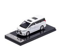 Collectible Race Car Model 1:64 For Lexus LM350H Lexus Nanny Car Simulation Alloy Car Model Static Ornaments Display Bedroom Decoration(White)