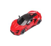 Collectible Race Car Model 1:64 For Lykan Fenyr SuperSport Supercar Simulation Resin Car Model Vintage Car Craft For Collection Lover Bedroom Decoration(Red)