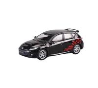 Collectible Race Car Model 1:64 For Mazda 3 MPS Multicolor Alloy Car Model Mini Sedan Static Craft Ornaments For Friends Bedroom Decoration(Black)