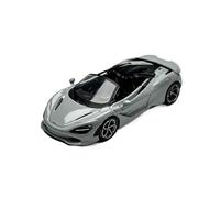 Collectible Race Car Model 1:64 For McLaren 750S Spider Cirrus 973 Alloy Gray Sports Car Model Collectible Metal Model Bedroom Decoration