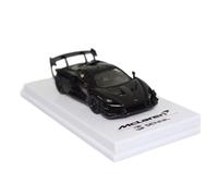 Collectible Race Car Model 1:64 For McLaren Senna GTR Alloy Black Sports Car Model Mini Die-cast Vehicle Display Decoration Bedroom Decoration