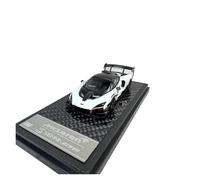 Collectible Race Car Model 1:64 For McLaren Senna GTR Senna Alloy Supercar Car Model Black Rear Wing Exhibition Display Bedroom Decoration