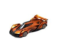 Collectible Race Car Model 1:64 For McLaren Solus Gt Hec Limited Edition Alloy Car Model Multi-color Static Study Room Ornament Bedroom Decoration(Orange A)