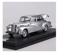 Collectible Race Car Model 1:64 For Mercedes Benz 300D Classic Car 1959 Multi-color Alloy Car Model Display Cabinet Collection Bedroom Decoration(Silver)