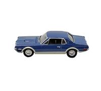 Collectible Race Car Model 1/64 For Mercury Gougar XR-7 1968 Blue Sedan Alloy Muscle Car Scale Die-Cast Ornaments Bedroom Decoration