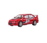 Collectible Race Car Model 1:64 For Mitsubishi Lancer EVO 9th Generation Collector's Edition Alloy Car Model Small Scale Decoration Bedroom Decoration(Red)