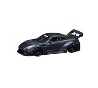 Collectible Race Car Model 1:64 For Nissan GTR R35 Lbwk Super Silhouette 35Gt-Rr Full Carbon Texture Supercar Alloy Model Bedroom Decoration