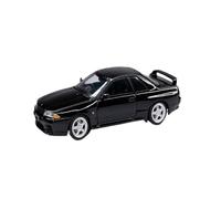 Collectible Race Car Model 1:64 For Nissan Skyline GTR 3rd Generation R32 Nismo S-Tune Version Metal Vehicle Alloy Decorations Bedroom Decoration(Black)