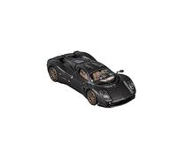 Collectible Race Car Model 1/64 For Pagani Utopia Full Carbon Alloy Die-Cast Scale Car Model Ornament Black Blue Toy Bedroom Decoration(Black)
