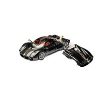 Collectible Race Car Model 1:64 For Pagani Utopia Supercar Ornaments Alloy Collection Car Model Crafts Decorative Ornaments Bedroom Decoration(Black)