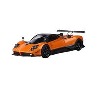 Collectible Race Car Model 1:64 For Pagani Zonda Tricolore Simulation Resin Car Model Birthday Surprise Car Toy Display Bedroom Decoration(Orange)