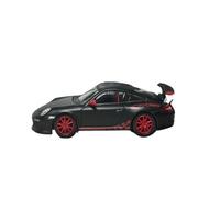 Collectible Race Car Model 1/64 For Porsche 911 GT3 RS Matte Black Red Limited Hidden Car Rare Car Model For Collectors Bedroom Decoration