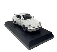 Collectible Race Car Model 1:64 For Porsche 911 Turbo 930 White Metal Miniature Scale Model Die Cast Metal Toy Vehicle Bedroom Decoration