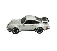 Collectible Race Car Model 1/64 For Porsche 911 Turbo Silver 930 Rare Edition Alloy Scale Display Car Model Dashboard Ornament Bedroom Decoration