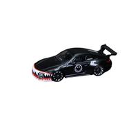 Collectible Race Car Model 1/64 For Porsche 997 Matte Black Shark Mouth Rare Edition Alloy Car Model Die-cast Static Vehicle Bedroom Decoration