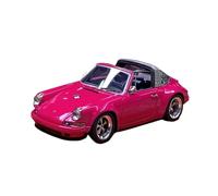 Collectible Race Car Model 1:64 For Porsche Singer 911 964 Targa TM002 Multiple Choice Resin Convertible Model Collection Bedroom Decoration(Pink)