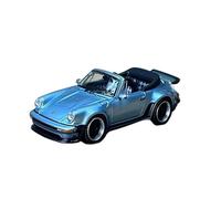 Collectible Race Car Model 1:64 For Porsche Singer Turbo Study 930 Conversion Scale Alloy Car Model Green Blue Vehicle Toy Bedroom Decoration(Blue)