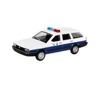 Collectible Race Car Model 1/64 For Santana Travel Version Police Car Public Security Small Scale Alloy Car Model White Bedroom Decoration