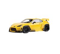 Collectible Race Car Model 1/64 For Toyota GT86 Rocket Bunny Wide Body Modified Version Alloy Car Model Multi-color Supercar Series Bedroom Decoration(Yellow)