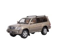 Collectible Race Car Model 1:64 For Toyota Land Cruiser Cygnus Scale Vehicle Alloy Car Collection Model Metal Model Toy Bedroom Decoration(Brown)