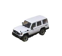 Collectible Race Car Model 1:64 For Toyota LC76 2023 Land Cruiser J70 Alloy Car Model Birthday Party Decoration Ornament Bedroom Decoration(White A)
