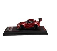 Collectible Race Car Model 1:64 For Toyota Supra (A90) - Metallic Red Alloy Realistic Decorative Car Model Static Ornament Bedroom Decoration