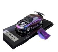 Collectible Race Car Model 1:64 For Toyota Supra JAZ80 Chameleon Resin Car Model Static Viewing Exhibition Version Model Bedroom Decoration