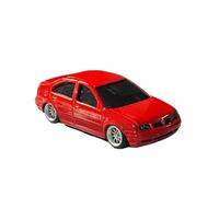 Collectible Race Car Model 1:64 For Volkswagen Bora MK4 Alloy Red Rare Model Scale Toy Car Scene Ornaments To Friends Bedroom Decoration
