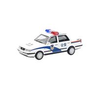 Collectible Race Car Model 1/64 For Volkswagen Jetta Public Security Police Car Model Diecast Car Toy Sedan Model Bedroom Decoration(Blue B)