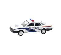 Collectible Race Car Model 1/64 For Volkswagen Jetta Public Security Police Car Model Diecast Car Toy Sedan Model Bedroom Decoration(Blue A)
